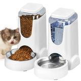 Cat Feeder Automatic Cat Feeder Cat Water Dispenser Cat Feeding Set Pet Care In Australia - Darrahopens