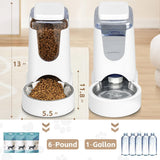 Cat Feeder Automatic Cat Feeder Cat Water Dispenser Cat Feeding Set Pet Care