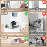 Cat Feeder Automatic Cat Feeder Cat Water Dispenser Cat Feeding Set Pet Care