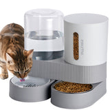 Cat Automatic Feeder Cat Water Dispenser Pet Feeding Set Cat Food Dispenser In Australia - Darrahopens