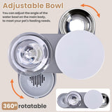 Cat Automatic Feeder Cat Water Dispenser Pet Feeding Set Cat Food Dispenser In Australia - Darrahopens