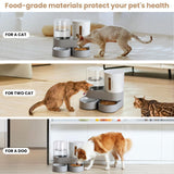 Cat Automatic Feeder Cat Water Dispenser Pet Feeding Set Cat Food Dispenser In Australia - Darrahopens