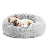 Pet Bed Anti-Anxiety Pet Bed Donut Pet Bed Small Dog Bed Medium Dog Bed Cat Bed - Navy / 24in