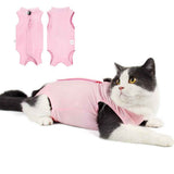 Cat Recovery Jumpsuit Abdominal Wound Protection Post-Surgery Cat Clothing - Blue - Size L(Above 7 lbs) In Australia - Darrahopens