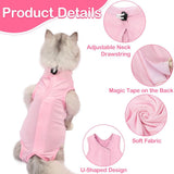 Cat Recovery Jumpsuit Abdominal Wound Protection Post-Surgery Cat Clothing - Yellow - Size L(Above 7 lbs) In Australia - Darrahopens