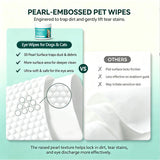 Eye Wipes for Dogs & Cats, Pet Eye Cleaner Wipes for Tear Stains Discharge, Hypoallergenic with Aloe Vera and Vitamin E, Gently Removes Eye Debris, Mucus, Crust, for Daily Use, 100 Count In Australia - Darrahopens