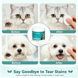 Eye Wipes for Dogs & Cats, Pet Eye Cleaner Wipes for Tear Stains Discharge, Hypoallergenic with Aloe Vera and Vitamin E, Gently Removes Eye Debris, Mucus, Crust, for Daily Use, 100 Count In Australia - Darrahopens