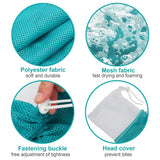 Cat Bath Bag Breathable Cat Shower Bag Anti-Scratch Cat Grooming Bag Adjustable - Pink - Size 19.6