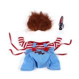 Pet Deadly Doll Dog Costume, Cosplay Halloween Christmas Funny Clothes Party Costume for Small Medium and Large Dogs - Blue - Size M In Australia - Darrahopens