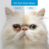 2 Pack Dog Eye Wipes Biodegradable, Hypoallergenic Cat Dog Eye Cleaner, Pet Tear Stain Remover Wipes | Wrinkle, Face, Eye Cleaner Pads to Gently Remove Discharge, Crust | Unscented Pet Tear Wipe -300PZ In Australia - Darrahopens
