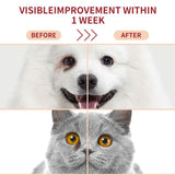 1 Pack Natural Tear Stain Remover Balm for Dogs & Cats – Gentle & Effective Eye Care, Prevents Tear Stains & Reduces Redness, Safe & Non-Irritating Formula with Professional Brush, 1 oz - White