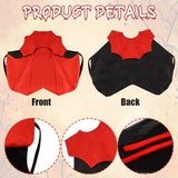 Halloween Cat Vampire Cloak Costume Adjustable Red Black Pet Cape Costume Clothes, Halloween Pet Accessories Costumes Outfit Decor Cowl for Small Cats Dogs Animals Halloween Party pet Cosplay