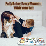 Cat Grooming Wrap Cat Nail Clipping Cat Grooming Supplies Cat Care Anti-Scratch - Multi-color - Size 27.6