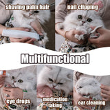 Cat Grooming Wrap Cat Nail Clipping Cat Grooming Supplies Cat Care Anti-Scratch - Multi-color - Size 27.6