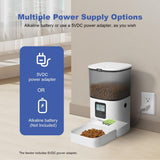 Automatic Cat Feeder 4L Cat Feeder Programmable Cat Feeder Cat Food Dispenser
