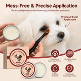 2 Pcs Tear Stain Remover Balm for Dogs & Cats with Pro Powder Brush, Gently Removes Eye Gunk & Stains – Great for White Dogs, Daily Eye Cleaning, Mild Formula In Australia - Darrahopens