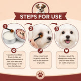 2 Pcs Tear Stain Remover Balm for Dogs & Cats with Pro Powder Brush, Gently Removes Eye Gunk & Stains – Great for White Dogs, Daily Eye Cleaning, Mild Formula In Australia - Darrahopens