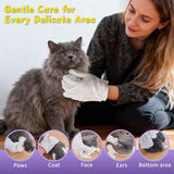 Pack of 3 Hypoallergenic Pet Wipes Natural Pet Cleaning Wipes Dog And Cat Grooming Gloves In Australia - Darrahopens