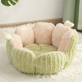 Cactus Cat Beds for Indoor Cute Cactus Fluffy Puppy Bed Squishmall Pet Bed with Removable & Washable Cushion Pillow Cat House Bed Warm Sleeping Bed for Cats Small Dogs - Green - Size 60cm In Australia - Darrahopens