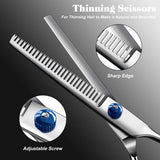 Dog Grooming Scissors Cat Grooming Scissors 4-In-1 Grooming Set Pet Grooming - Red In Australia - Darrahopens