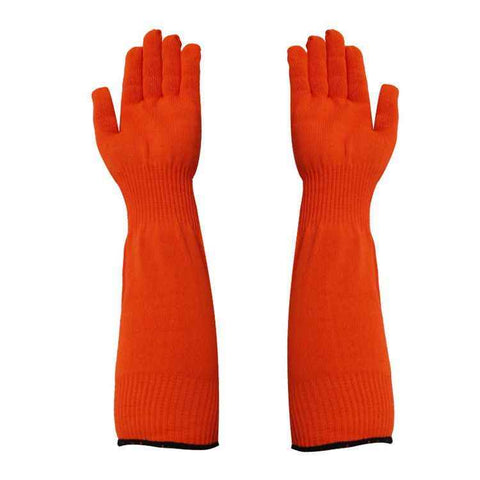 Cat Grooming Gloves Pet Handling Gloves Anti-Scratch Gloves Cat Nail Trimming - Red - Size 15.7in In Australia - Darrahopens