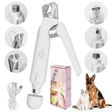 Pet Nail Clipper Cat Nail Clipper Dog Nail Clipper Nail Grinder LED Nail In Australia - Darrahopens