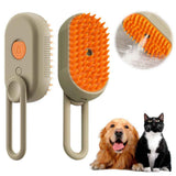 Rechargeable Pet Steam Comb 3 In 1 Pet Grooming Tool Pet Steam Brush Anti In Australia - Darrahopens