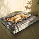 Warm Dog Bed Washable Pet Bed Non-Slip Dog Bed High Backrest Dog Bed Thick Dog - Gray - Size 23.6*18.5in In Australia - Darrahopens