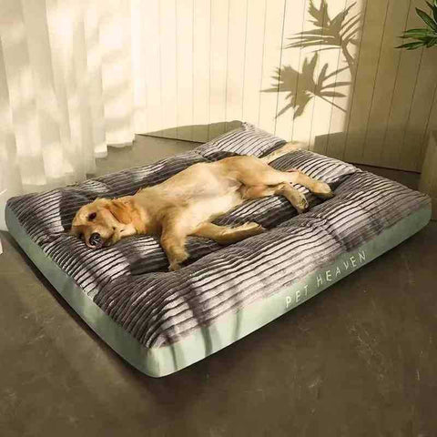 Warm Dog Bed Washable Pet Bed Non-Slip Dog Bed High Backrest Dog Bed Thick Dog - Gray - Size 31.5*25.6in
