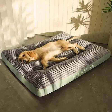 Warm Dog Bed Washable Pet Bed Non-Slip Dog Bed High Backrest Dog Bed Thick Dog - Gray - Size 47*37.4in In Australia - Darrahopens