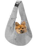 Grey Dog Carrier Bag Small Dog Carrier Sling Pet Travel Bag Australia In Australia - Darrahopens