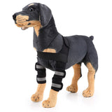 Dog Canine Shoulder Brace with Reflective Stripes Front Leg Elbow Protector for Arthritis Recovery Wounds Healing Prevents Injuries Sprains, Neoprene Sport Protect Joint Wrap - Blue - Size M In Australia - Darrahopens