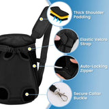Dog Carrier Backpack Small Dog Carrier Pet Carrier Hands-Free Dog Carrier - Black / L In Australia - Darrahopens