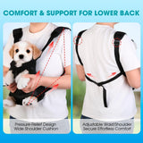 Dog Carrier Backpack Small Dog Carrier Pet Carrier Hands-Free Dog Carrier - Black / M In Australia - Darrahopens