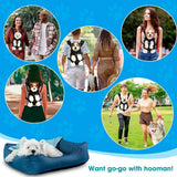 Dog Carrier Backpack Small Dog Carrier Pet Carrier Hands-Free Dog Carrier - Black / S