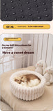 plush cat bed, cat comfort bed, anti-static cat bed, high quality cat bed, cat resting place, pet bed Australia, soft cat bed-White.