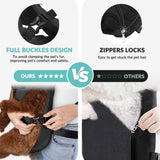 Dog Harness Storage Bags For Dogs Pet Accessories Dog Outdoor Gear High-Quality - Black - Size XL