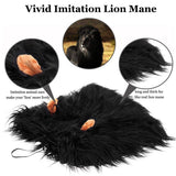 Lion Mane Wig for Dogs with Ears, Funny Pet Costumes for Halloween Christmas - Yellow - Size M In Australia - Darrahopens