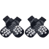 Anti Slip Dog Socks to Prevent Licking Paws, Dog Shoes for Hot Pavement, Dog Booties for Small Medium Large Senior Dogs, Traction Control Boots & Paw Protectors for Hardwood Floors - Dark Gray - Size M In Australia - Darrahopens