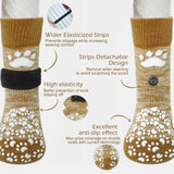 Anti Slip Dog Socks to Prevent Licking Paws, Dog Shoes for Hot Pavement, Dog Booties for Small Medium Large Senior Dogs, Traction Control Boots & Paw Protectors for Hardwood Floors - Dark Gray - Size M In Australia - Darrahopens