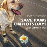 Anti Slip Dog Socks to Prevent Licking Paws, Dog Shoes for Hot Pavement, Dog Booties for Small Medium Large Senior Dogs, Traction Control Boots & Paw Protectors for Hardwood Floors - Dark Gray - Size S In Australia - Darrahopens