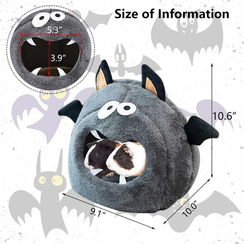 Guinea Pig Bed Hideouts Warm Small Animal Pet Beds Monster Hamster Bed House Accessorie for Guinea Pig Chinchilla Hedgehog Hamster In Australia - Darrahopens