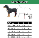 Dog Knee Brace Adjustable Dog Double Rear Leg Brace with Metal Hinged Flexible Support and Reflective Seat Belts Dog Acl Brace Hind Leg - Red - Size M In Australia - Darrahopens