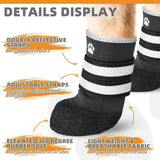 Dog Shoes for hot/Cold Pavement, Waterproof Dog Booties to Prevent Licking for Small Medium Large Size Dogs, Anti-Slip Dogs Boots & Paw Protectors Socks for Hardwood Floor - Green - Size 4 In Australia - Darrahopens
