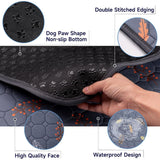 2-Pack Reusable Dog Urine Pads Dog Pee Pads Absorbent Dog Pads Dog Training Pads - Dark Gray / 24in*48in In Australia - Darrahopens