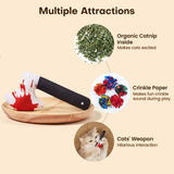 4Pcs Cat Toys, Horror Halloween Knife-Shaped Kitten Catnip Crinkly Sound Toys, Indoor Exercise for All Cat Breeds 6.5 Inches | Crinkly Sound Toys, Indoor Exercise for All Cat Breeds 6.5 Inches In Australia - Darrahopens