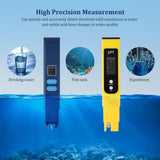 Digital PH Test Pen - 0.01 High Accuracy PH Meter, 0-14 PH Measurement Range, Digital TDS Tester with HD Backlit Display for Household Drinking, Pool and Aquarium