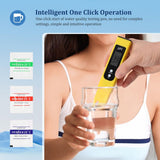 Digital PH Test Pen - 0.01 High Accuracy PH Meter, 0-14 PH Measurement Range, Digital TDS Tester with HD Backlit Display for Household Drinking, Pool and Aquarium