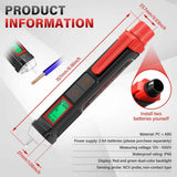 Non Contact Voltage Tester Pen, 12V-1000V Dual Range AC Circuit Tool, IP66 Waterproof Electrical Wire Detector with LCD Display, Buzzer Alarm, LED Flashlight & Breakpoint Finder In Australia - Darrahopens