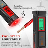 Non Contact Voltage Tester Pen, 12V-1000V Dual Range AC Circuit Tool, IP66 Waterproof Electrical Wire Detector with LCD Display, Buzzer Alarm, LED Flashlight & Breakpoint Finder In Australia - Darrahopens